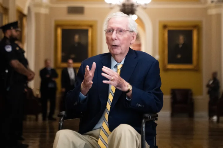 McConnell returns to the Senate for the first time since his June hospitalization